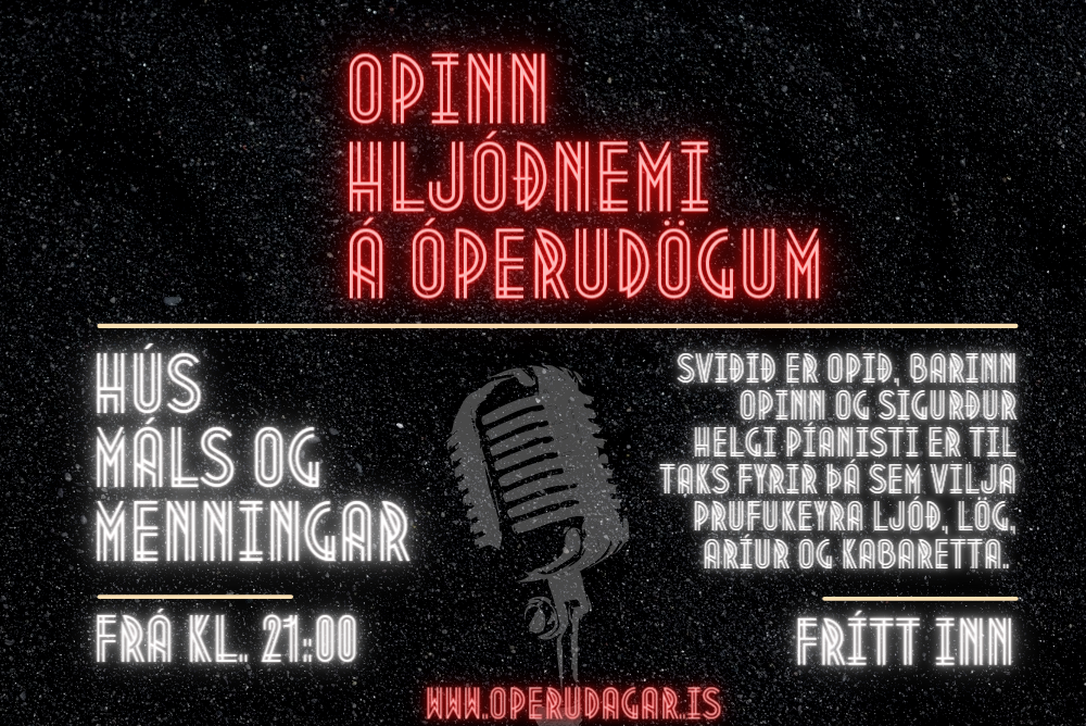 Opinn hljóðnemi